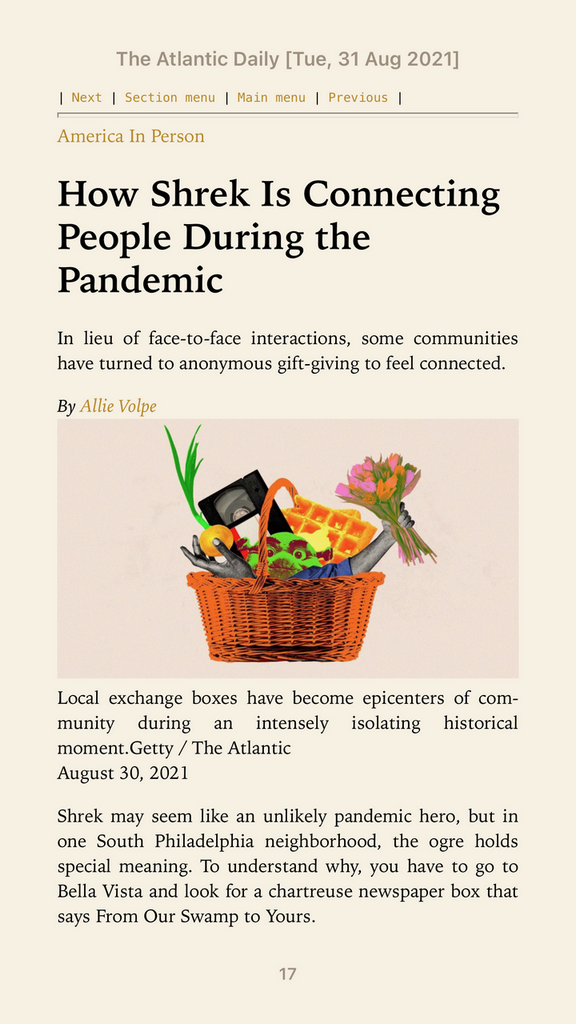 外刊下载：The Atlantic Daily 大西洋日刊 2021-08-31 （epub+mobi）